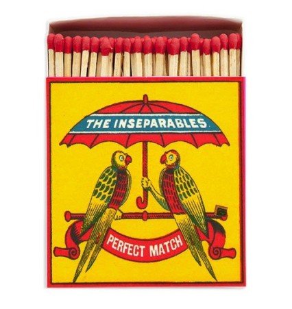 The Inseparables Luxury Matches – 100 Stick Matches