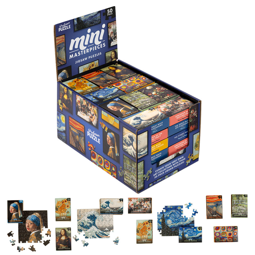 Masterpiece Mini Jigsaw Puzzle 50 pc– Assorted – Each Sold Separately