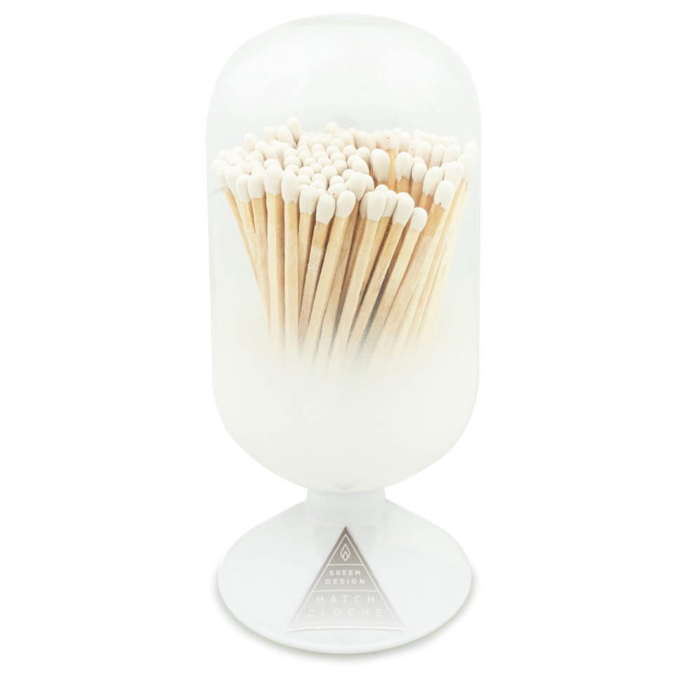 Skeem Design Cloud Match Cloche – 7"–  White