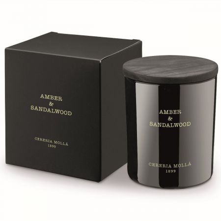Cereria Molla - Amber and Sandalwood Candle – 8oz.